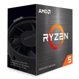 CPU AMD Ryzen 5 5500, skt AM4, AMD Ryzen 5, frecventa 3.6 GHz, turbo 4.2 GHz, 6 nuclee, putere 65 W, &quot;100-100000457BOX&quot;