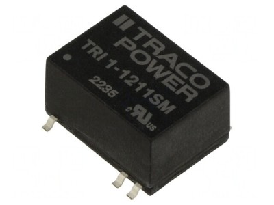 Convertor DC/DC 1W 10.8-13.2V la 5V 200mA TRI 1-1211SM foto