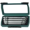 Set de chei tubulare dublu articulate Mannesmann 19821, O8-19 mm, 5 piese, B.MANNESMANN