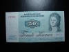 DANEMARCA 50 KRONER 1972 SUPERBA
