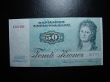 DANEMARCA 50 KRONER 1972 SUPERBA