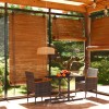 VidaXL Set de masă pentru grădină, 3 piese, gri 3072474