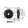 GATES TVD1006A DriveAlign&reg; Fulie curea, arbore cotit