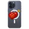 Husa personalizata apple iphone 14 pro max, magsafe, hearts with arrow