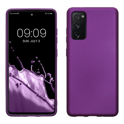 Husa kwmobile pentru Samsung Galaxy S20 FE, Silicon, Violet, 53930.240 foto