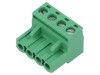 Regletă de conexiuni deconectabilă 4 drept mufe 5mm