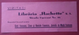 Reclamă Librăria HACHETTE - anii 1930