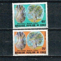 Congo 1981 - Copacul Brazza, serie neuzata