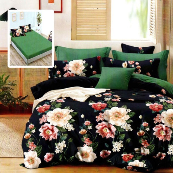 LENJERIE FINET 6 PIESE CU HUSĂ &ndash; 160&times;200 ȘI 180&times;200 (HF6P204) - 180x200
