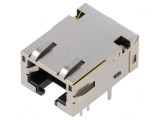 Soclu RJ45 Cat 6a Ecranat cu LED 8p8c