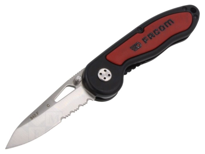 Cuţit dreaptă universal pliant 186mm