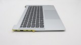 Carcasa superioara cu tastatura palmrest Laptop, Lenovo, IdeaPad Slim 5 14ABR8 Type 82XE, 5CB1L10834, AM3XW000801, Clould Grey, iluminata, layout US