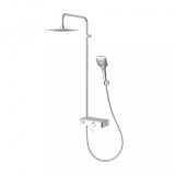 Cumpara ieftin Set de dus Cascada Werbena cu robinet, monocomand, crom