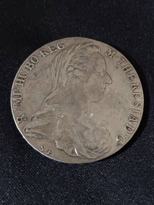Austria 1780 - 1 taler - Maria Tereza, restrike №10 , argint