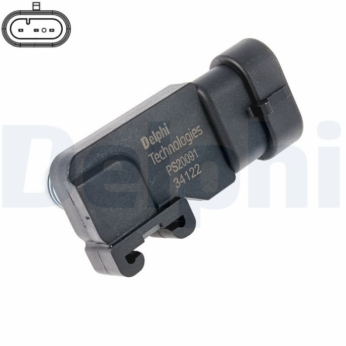 DELPHI PS20091-12B1 Senzor, presiune galerie admisie