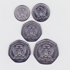 Moneda Sao Tome si Principe 100 - 2.000 Dobras 1997 - KM#87-91 UNC ( set x5 )
