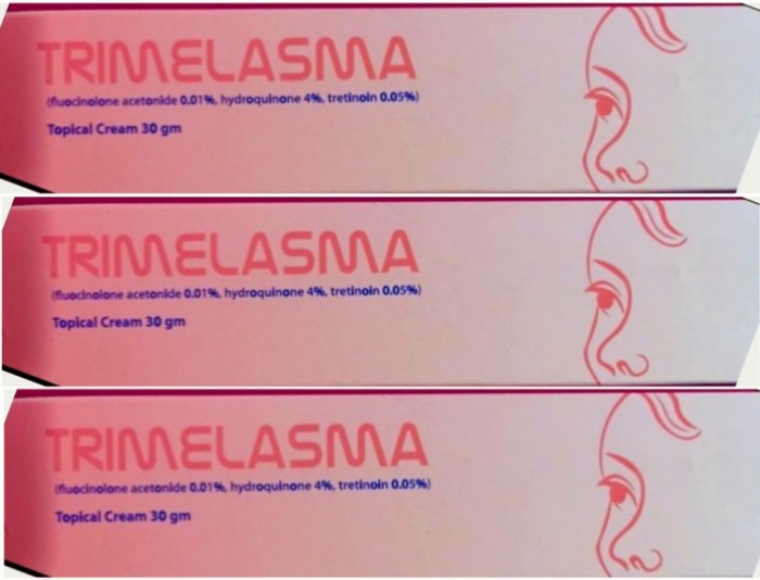 TRIMELASMA 4%, 30 grame, riduri acnee vergeturi retinol melasma hidrochinona expigment