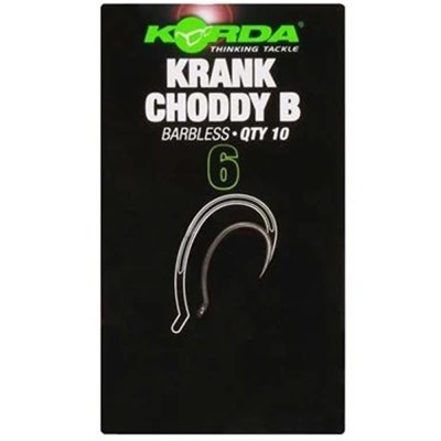 Carlige KORDA Krank Choddy Barbless, Nr.6, 10buc/pac foto