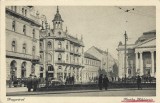 CP1155N Nagyv&aacute;rad, Horthy Mikl&oacute;s-t&eacute;r, 1941, carte poștală, Oradea