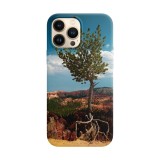 Husa compatibila cu Apple iPhone 14 Pro model Green nature, Silicon, TPU, Viceversa, Transparent, Carcasa