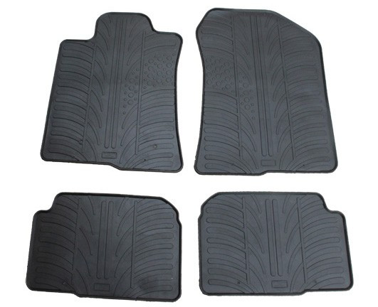 Set covorase auto din cauciuc Toyota Corolla Verso 2004-2009, Negru, Gledring, 4 buc.