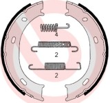 BREMBO S 50 510 ESSENTIAL LINE Set saboti frana, frana de mana