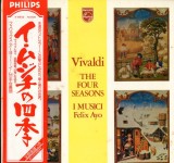 Vinil LP # &quot;Japan Press&quot; Antonio Vivaldi, I Musici, F&eacute;lix Ayo &ndash; The Four Seasons (VG+)