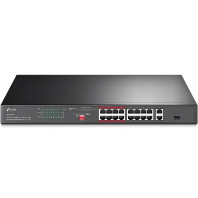 Switch TP-Link TL-SL1218P, 16 port, 10/100/1000 Mbps foto
