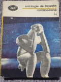 Antologie de filosofie rom&acirc;nească ( vol. 4 ), BPT 1307 din 1988, stare buna