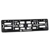 Set 2 Suport Numar Inmatriculare Auto Personalizat Peugeot, Plastic, Montaj Simplu, Model European