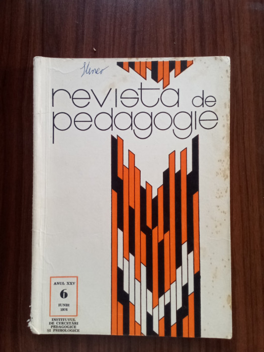 Revista de pedagogie Nr. 6/1976