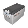 Frigider Auto 32L cu Compresor, 12V/24V, -18&deg;C/+10&deg;C, Display LCD, Gri/Negru