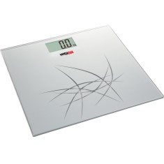 Cantar de persoane Vision Touch VCB150S, 150 Kg, Platforma sticla securizata, Display LCD, Alb