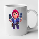 Cana alba personalizata Brawl Star - Colt, INOVATIX&reg;. 330 ml, Oem