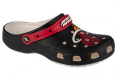 Papuci flip-flop Crocs Classic NBA Miami Heats Clog 208861-001 negru foto