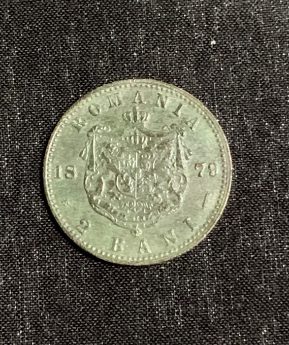 Moneda 2 bani 1879