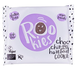 Rookies - Cookie cu ciocolata si alune BIO 40G