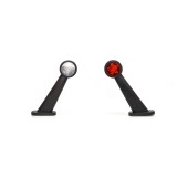 Lampa Gabarit Led Cu Brat 875P W21.3Star, 12V-24V, Pozitie Alb Rosu Dreapta