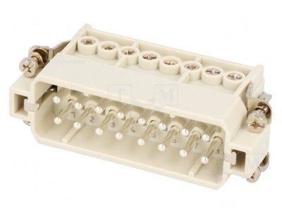 Conector HDC Inserturi Contact Tată 16A 16P foto