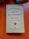 Le Fondement de la Morale (text in limba franceza) - Arthur Schopenhauer