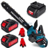Cumpara ieftin Drujba electrica, motor Burshless, cu 2 acumulatori in serie 48V, ungere automata, 400mm, manusi cadou Campion PROFESSIONAL CMP1855