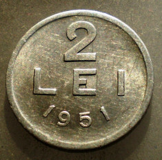 1.354 ROMANIA RPR 2 LEI 1951 foto