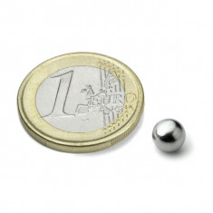 Magnet neodim sfera Ø6 mm, putere 470 g, N38