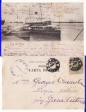 Galati- Portul- Vapoare- clasica, rara, 1901