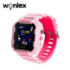 Ceas Smartwatch Pentru Copii Wonlex KT03, Model 2024 cu Functie Telefon, Localizare GPS, Camera, Pedometru, SOS, IP54 - Roz, Cartela SIM Cadou
