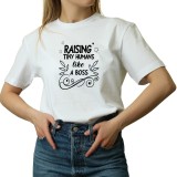 Tricou Femei, mama &ndash; universul copiilor sai, negru, marime M