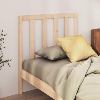 Tăblie de pat, 81x4x100 cm, lemn masiv de pin foto