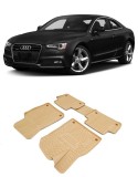 Cumpara ieftin Set Covorase cauciuc stil tavita BEJ Audi A5 2007-2016