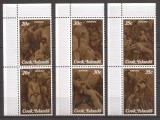 COOK ISLANDS 1980 PICTURA PASTE ( serie dantelata ) MNH