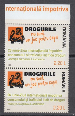 2006 LP1728 ZIUA INTERNATIONALA IMPOTRIVA DROGURILOR PERECHE SERII MNH foto